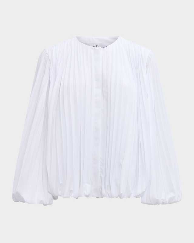 Giulia Pleated Bubble Blouse